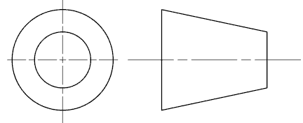 First Angle Projection Symbol